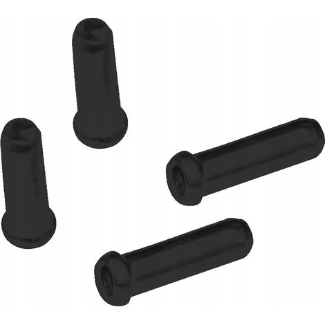 Terminale del cavo freno del deragliatore Alligator LY-IPA03-BK nero x4 (1/2)