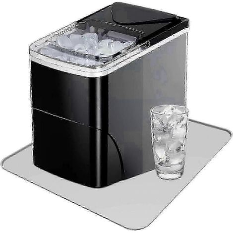 Eiswürfelbereiter-Unterlage, wasserabsorbierende Arbeitsplattenmatte, wiederverwendbare Abtropfmatte für Geschirr zum Schutz von Küchengeräten (1/4)