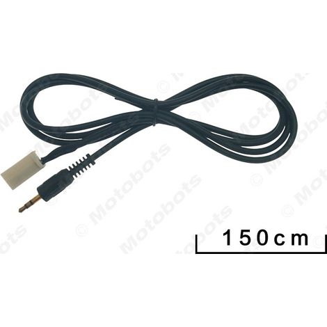 Compatible avec les modèles Subaru Forester XV 2010 : lecteur CD de voiture avec câble d'entrée audio AUX, prise 3,5 mm, 8 broches. (1/4)