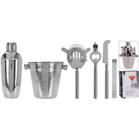 Ensemble d'accessoires de barman 6 pièces
