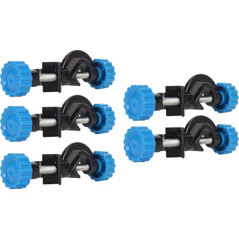 Support de Pince pour Statif Labo 5 Pièces, Aluminium Allié, Angle Droit, Poignée Rotative, Fixation de Laboratoire (1/5)