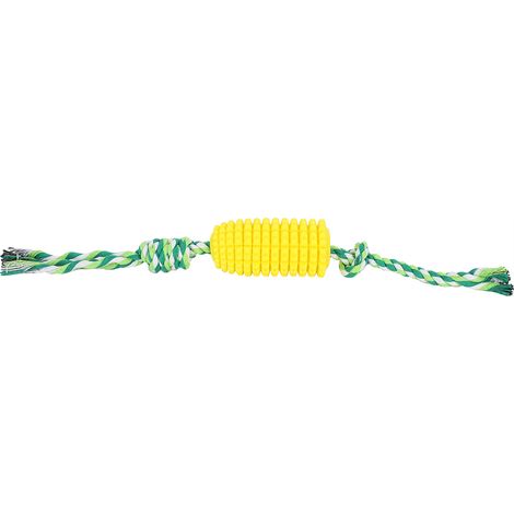 Jouet À Mâcher Pour Chien Forme De Maïs Nettoyage Des Dents Corde Interactive Jaune (1/5)
