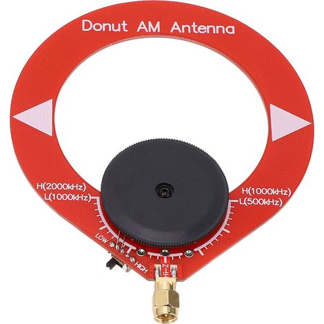 Donut-AM-Antenne zur Signalverstärkung und Verbesserung des Empfangs – Tragbare Mini-Schleifenantenne für MW-Radio (1/5)
