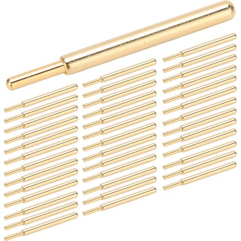 50 sondes de test stables à tête ronde et aiguille à ressort de 3,2 mm pour composants électroniques (1/5)