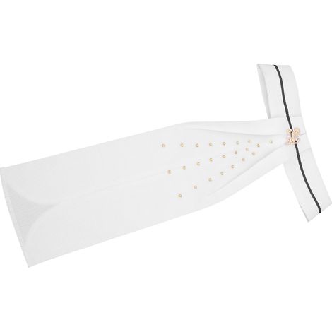 Cravate d'équitation en coton peigné pour cavaliers adultes - Accessoire durable pour monte (1/5)