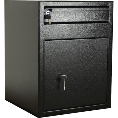 Coffre-fort H600xL460xP470mm 71l 1 porte.1 abattant noir ROTTNER (1/5)