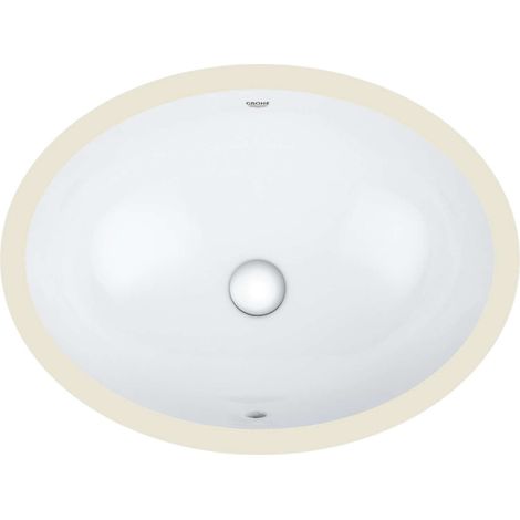 Grohe – Waschtisch mit Überlauf 56x42 cm – Sanitärkeramik – inkl. Befestigungsset – für Badezimmer – 39423000 (1/4)