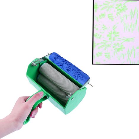 [JAMAIS UTILISÉ]Outil de peinture murale effet bois, décoration, rouleau en caoutchouc pour peinture murale, outils de décoration de papier peint à faire soi-même