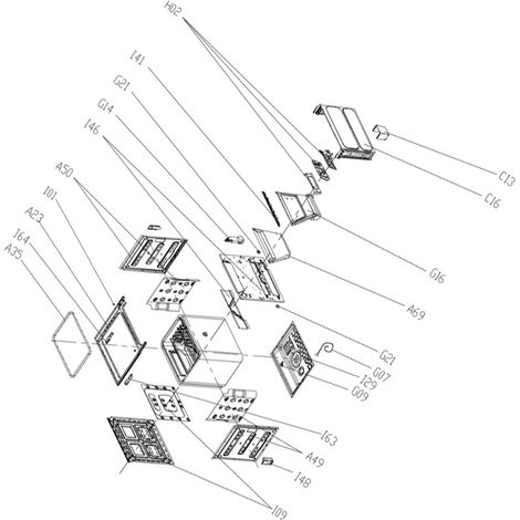 Ventilateur tangenciel (repère n°G16)
