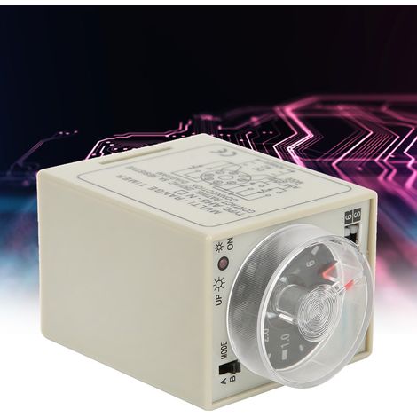 Zeitrelais mit minimaler Einschaltverzögerung, einstellbare Zeitverzögerung, Modus B, AH3 NC, AC 220 V, 50/60 Hz (1/5)