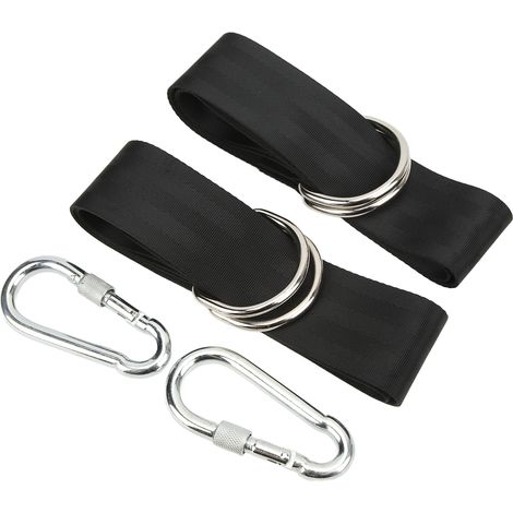 Sangles robustes pour balançoire, hamac et chaise suspendue - Montage simple et rapide (1/5)