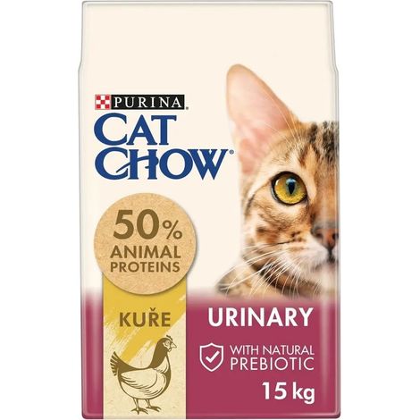 Purina Cat Chow Soins Spéciaux Santé des Voies Urinaires - croquettes pour chats adultes 15 kg au poulet