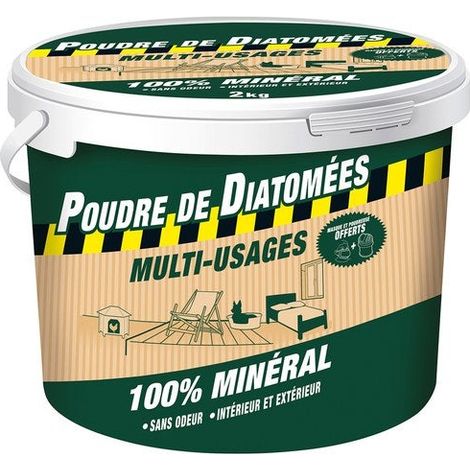 Terre de diatomée anti-fourmis, BARRIERE A INSECTES, 2 kg