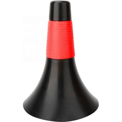 Trainingskegel für Fußball, Fußballbarriere, Logo für Basketballtraining, schwarz-rote Hütchen für Outdoor-Fußball und Basketball (1/5)