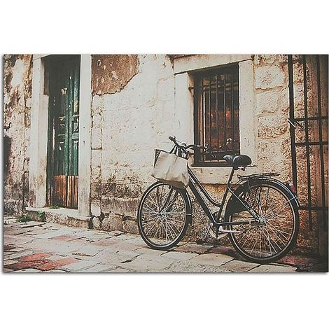 Tableau vélo rétro - 70 x 50 cm (1/4)