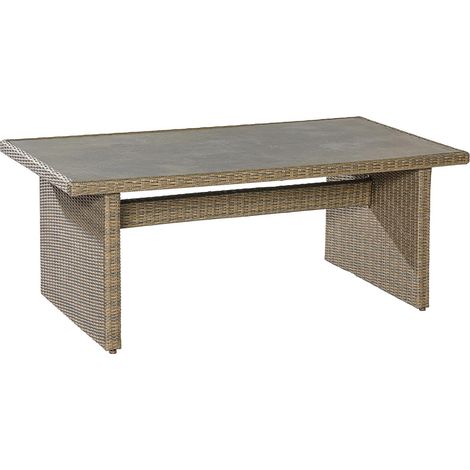 Tisch mit Digitaldruckplatte 200x100cm Steinoptik