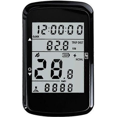 Kabelloser Touchscreen-Fahrradcomputer, Geschwindigkeitsmesser für Mountainbikes und Fahrradzubehör (1/5)