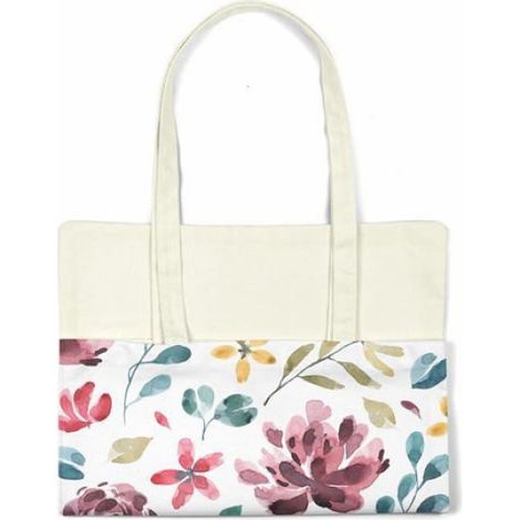 Sac Shopping - Tote Bag En Coton - 34 X 40 Cm - Anses 30 Cm - Réutilisable - 1 Pièce (1/4)