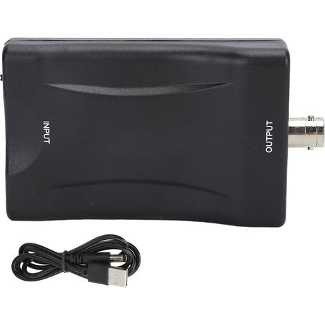 Convertidor Hdmi A Bnc - Señal De Vídeo Compuesta Bnc Y Audio Estéreo 3 5 Mm - Compatible Con Ps4 Xbox Pc Proyector Tv - 1 Unidad (1/5)