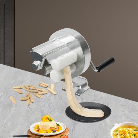 Machine à pâtes manuelle avec manivelle et pince de table - Pour la maison, les restaurants (1/5)