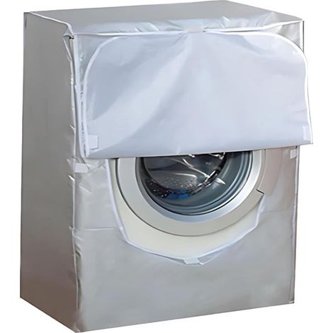 Housse de protection pour lave-linge et sèche-linge - Housse anti-poussière - 62 x 50 x 89 cm - Imperméable, résistante aux UV et anti-poussière - Compatible avec la plupart des machines à chargement (1/5)