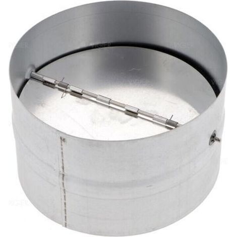 Clapet anti-retour universel 150mm en acier pour Hotte 150METAL Universel, avec caractéristiques : Acier, 150MM, 150M