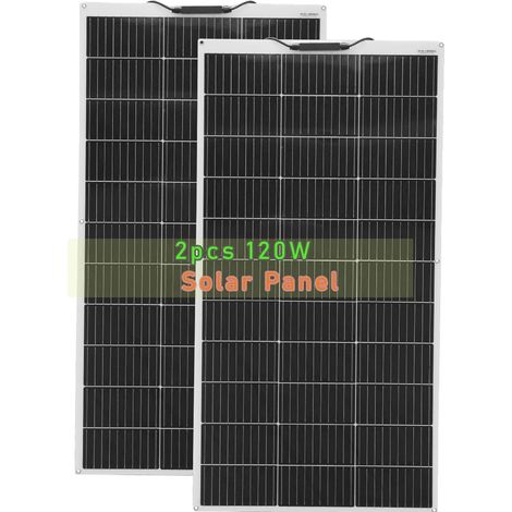 Kit de panneaux solaires, 120W/240W de puissance, installation flexible (1/2)