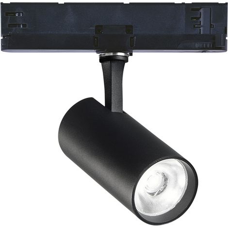 Proiettore Fox Alluminio-Materie Plastiche Nero Led 15W 3000K Cri90 1-10V (1/2)