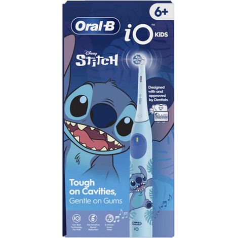 Oral-B iO Kids Disney Stitch enfant brosse à dents rotative bleu