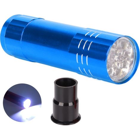 Testeur d'œufs à LED, lampe à mirer pour œufs de canard, oie, grue, caille et oiseaux, lumière froide bleue pour incubateur (1/5)