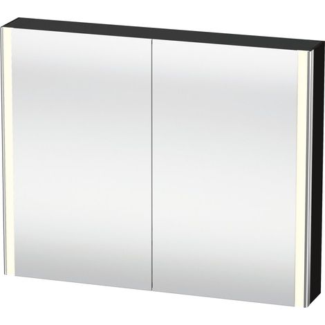 DURAVIT XS7113040401000 Armoire à miroir Xsquare XS7113 Noir
