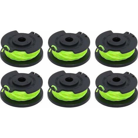 Accessoire pour débroussailleuse Lot de 6 bobines de rechange pour coupe-bordures Rac143 compatible Ryobi 36 V (1/4)
