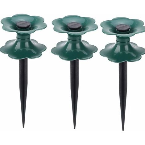 Piquets De Support De Guide De Tuyau D'Arrosage, Lot De 3 Clous De Guidage De Tuyau, Outil De Protection Des Plantes Pour La Protection Des Plantes, Patio, Jardin- Vert + Noir (1/5)