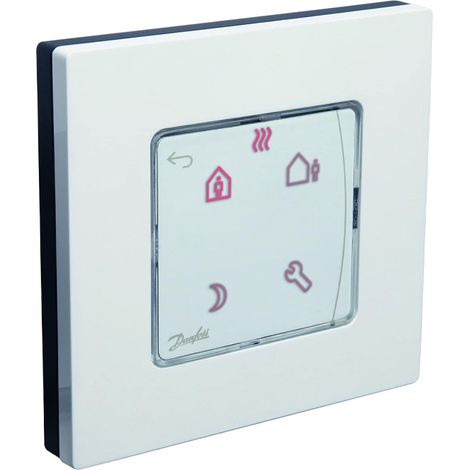 Danfoss Thermostat d'ambiance apparent Icon(TM) version programmable, apparent, 088U1025 (1/2)