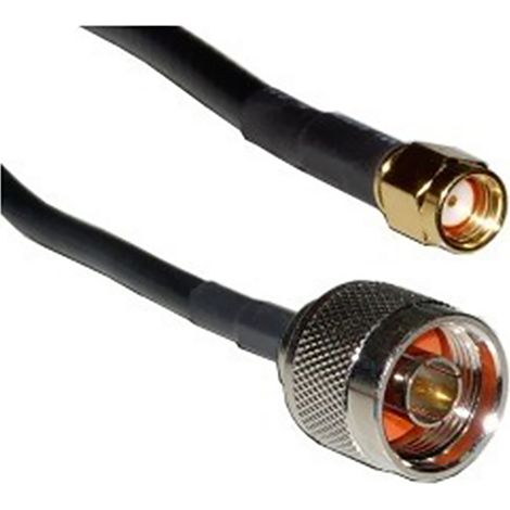 BeMatik - HDF200 câble coaxial N-mâle à 1m RSMA-Mâle (1/3)