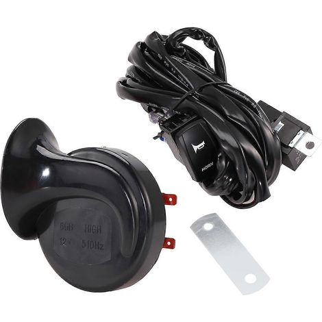 Kit de klaxon pour UTV/VTT avec interrupteur à bascule pour RZR, 12 V (1/4)