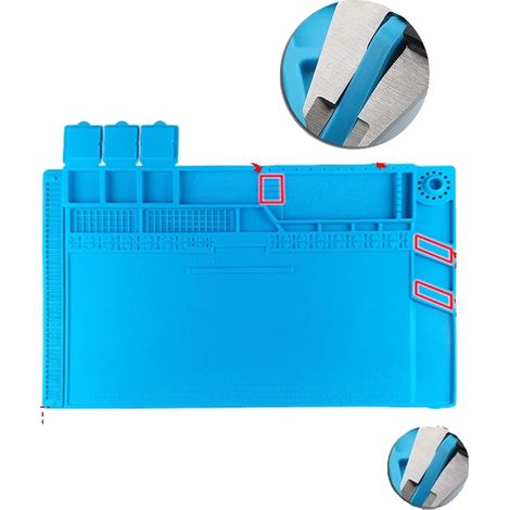 Tapis de soudure, résistant à la chaleur, design anti-statique, S160C (1/2)