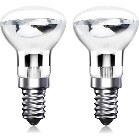 30W R39 E14 Ampoule Lampe Lave Ampoules Réflecteur SES Petite Vis Edison Ampoule Chauffante pour Lampe Lave, Blanc Chaud 2700K (2-Pack) (1/5)