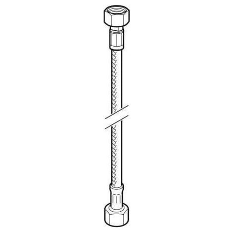 GE Panzerschlauch für Minithermostat Bambini (1/2)