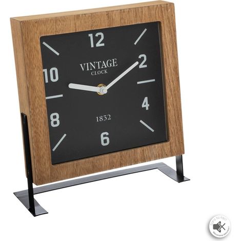 Orologio da tavolo in metallo h23cm - Atmosphera créateur d'intérieur