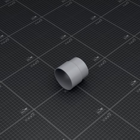 Manchon M/F pour tuyau 80 mm - Gris