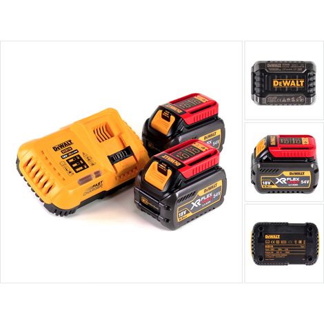 DeWalt DCB 118 T2 XR FLEXVOLT Starter Set + 2x Akku 6,0 Ah (1/5)