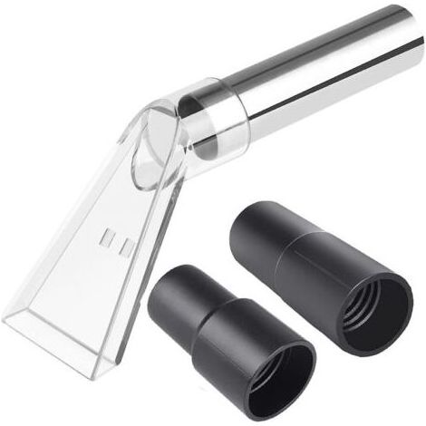 Universal Shop – Staubsaugeraufsatz, Handstaubsauger mit transparentem Kopf und 1-7/8-Zoll- sowie 1-1/4-Zoll-Adaptern für die Polster- und Möbelreinigung und Details (1/5)