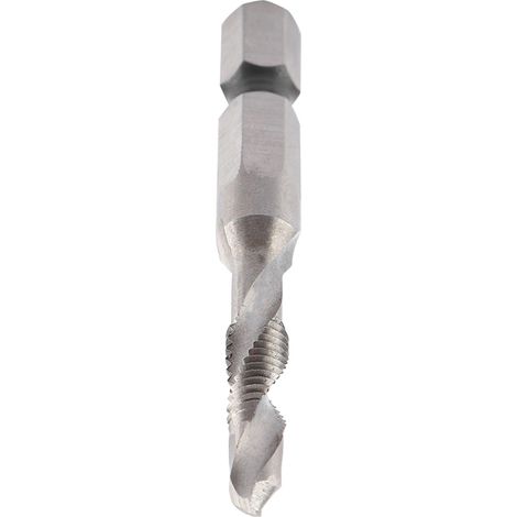 Forets tarauds coniques M5 en acier rapide HSS, queue hexagonale 1/4 pouce, accessoire électroportatif (1/5)