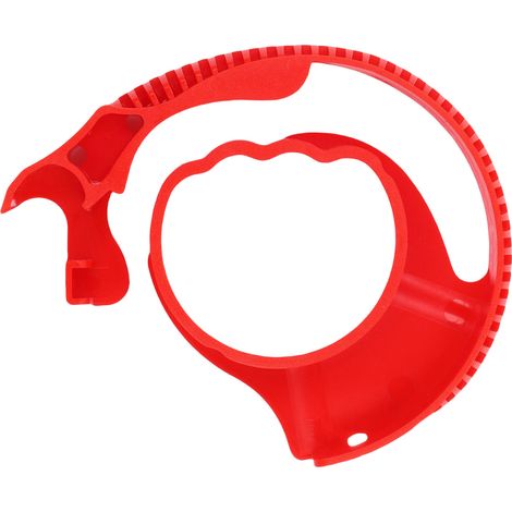 Dévidoir de ruban adhésif de masquage à poignée ronde, applicateur portable pour joints, rubans de peinture, 25 mm de large, rouge (1/5)