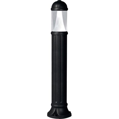 Farola sauro 1xgx53 10w con pulsador cct (3colores) ip55 al.110xd.24,5cm resina negra