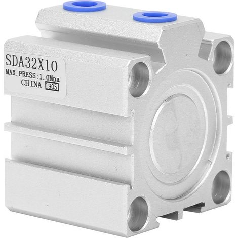 SDA32 Dünnluftzylinder aus Aluminiumlegierung, doppeltwirkend, pneumatische Komponenten SDA32X10/SDA32X15/SDA32X20SDA32X10 (1/5)