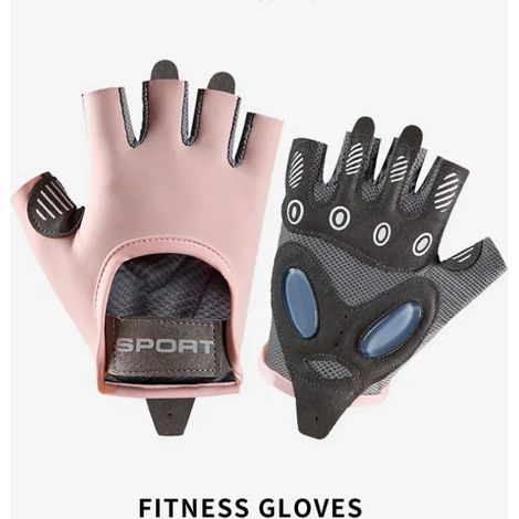 (Rose, Taille S) Gants d'entraînement de fitness et de musculation, antidérapants pour l'haltérophilie et l'exercice. (1/5)