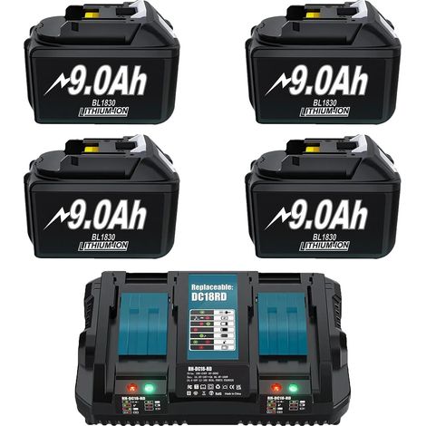 Akkutausch, 6000mAh / 9000mAh, kompatibel mit mehreren Modellen, 4 9000mAh 1 Dual (1/2)