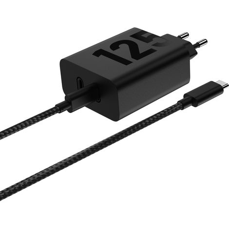 Motorola TurboPower 125W Duo Charger Universal Schwarz AC Schnellladung Drinnen